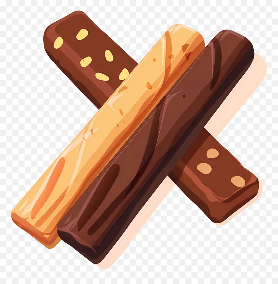 Palitos De Chocolate，Palitos De Chocolate Y Caramelo PNG