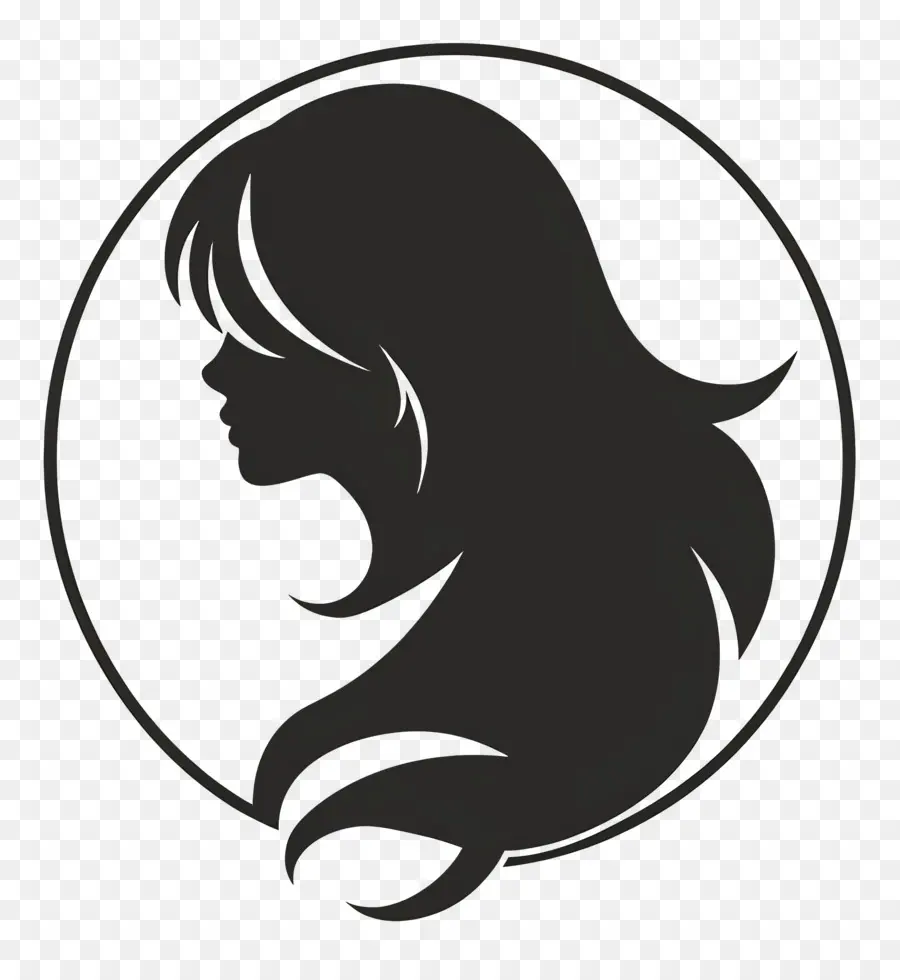 Logotipo De Niña，Silueta Mujer PNG