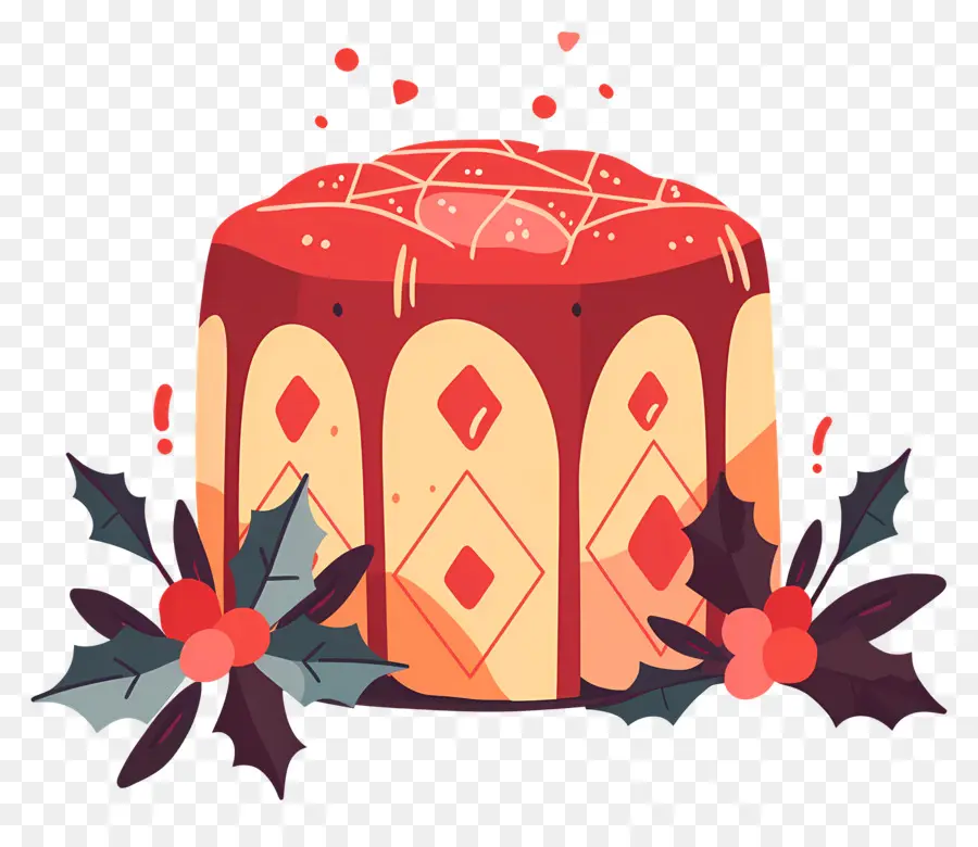 Panetón，Pastel De Navidad PNG