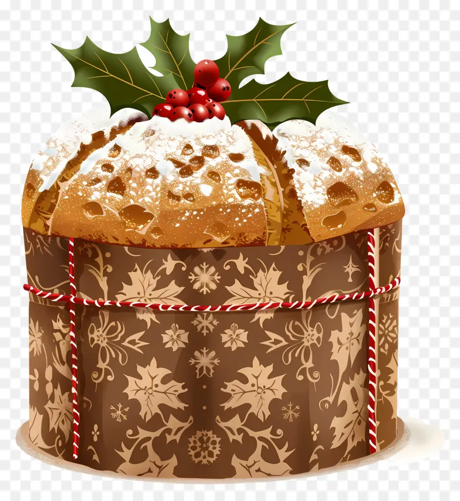 Panetón，Pastel De Navidad PNG