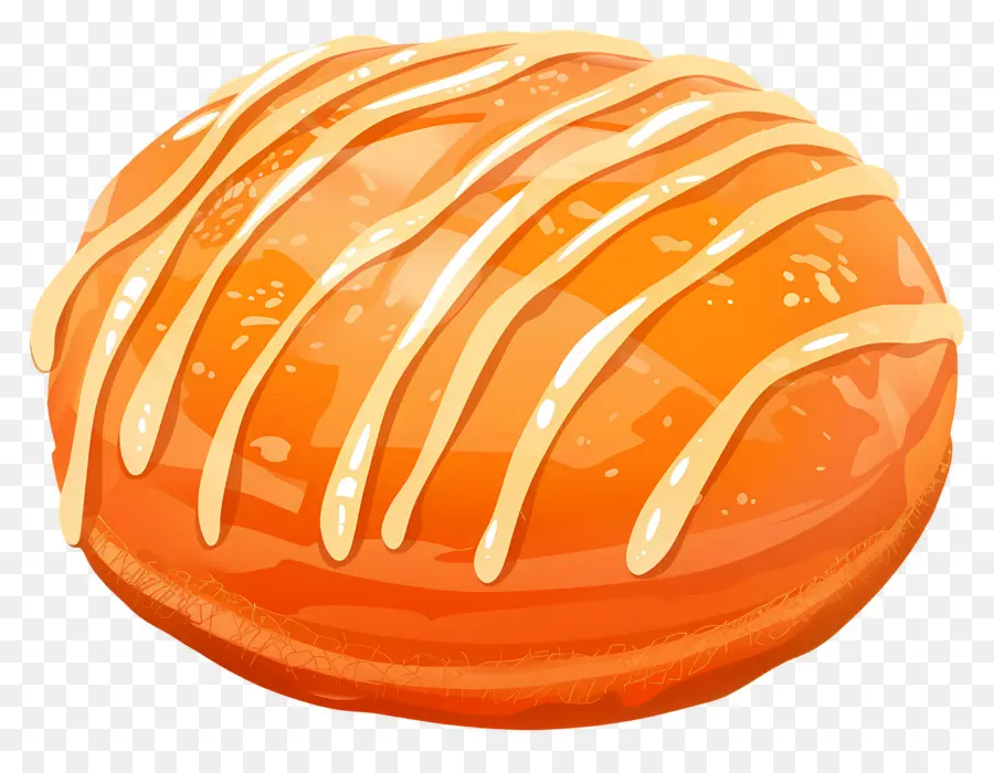 Pan Redondo，Donut Glaseado PNG