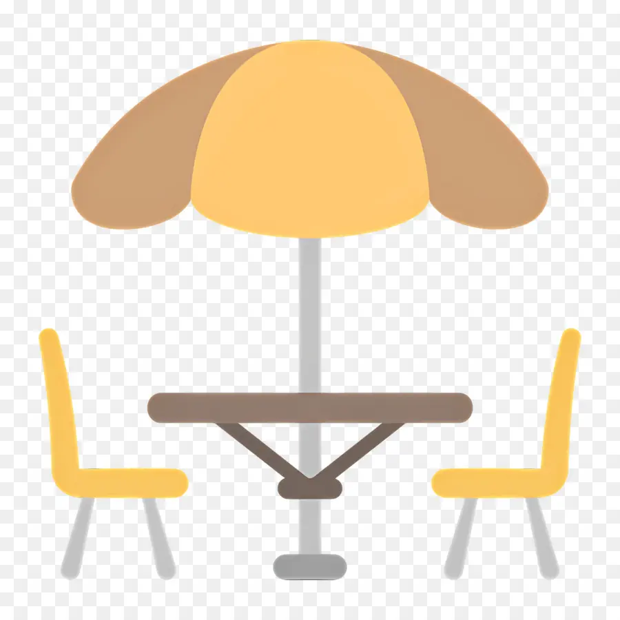 Mesa De Centro，Mesa Exterior Con Sombrilla PNG