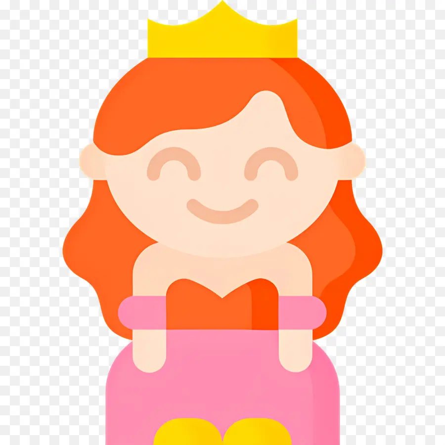 Niña，Princesa Con Corona PNG