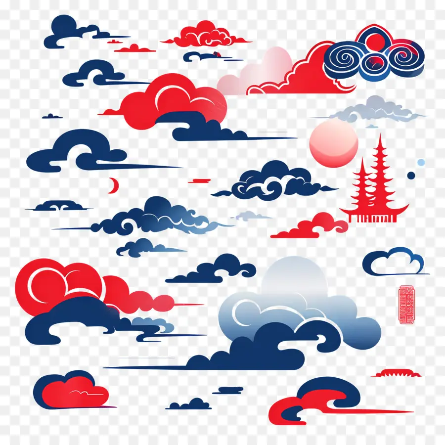 Nubes Auspiciosas，Nubes PNG