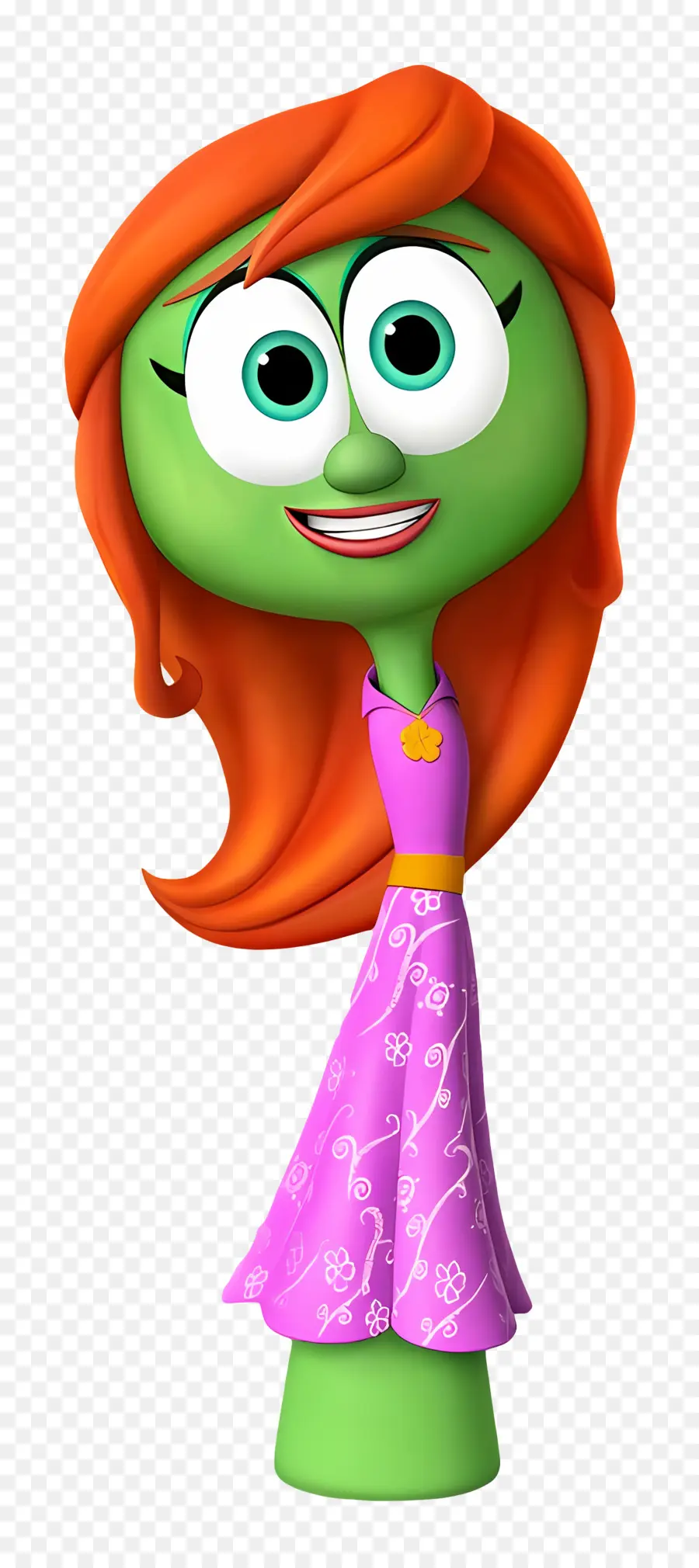 Veggietales，Carácter Verde PNG