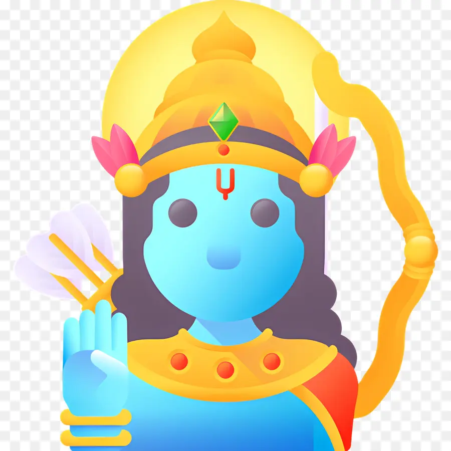 Rama，Deidad Azul PNG