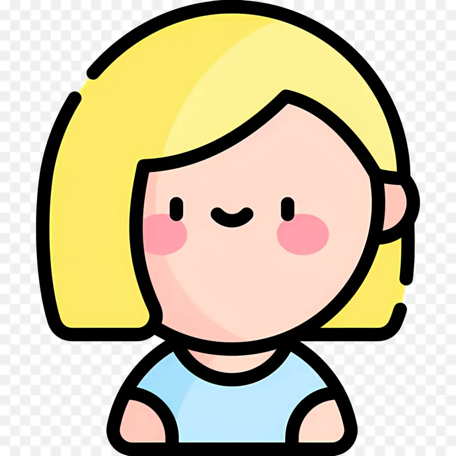 Niña，Chica Rubia PNG