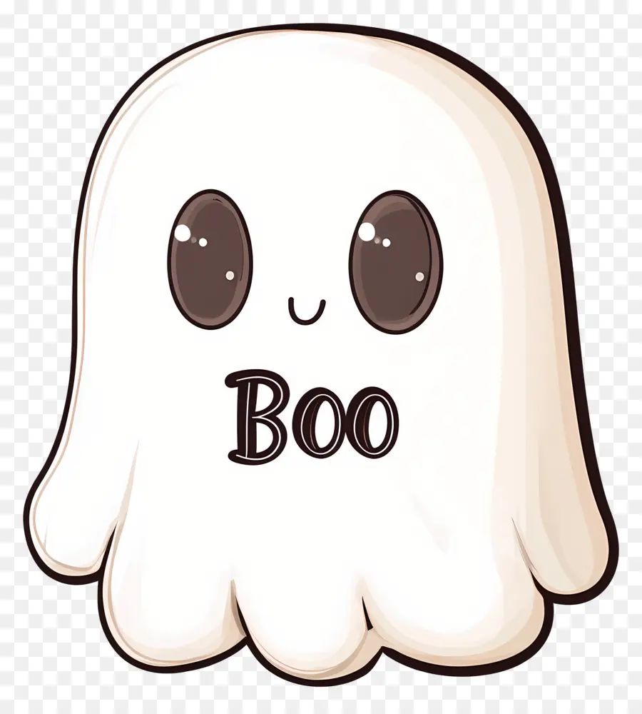 Abucheo De Halloween，Lindo Fantasma PNG