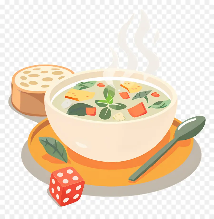 Comida Deliciosa，Sopa De Verduras PNG