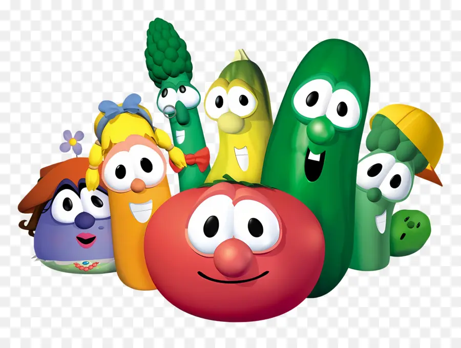 Veggietales，Personajes Vegetales PNG