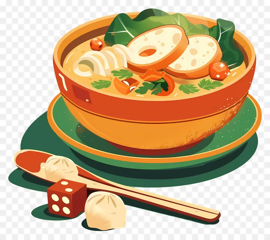 Comida Deliciosa，Sopa De Fideos PNG