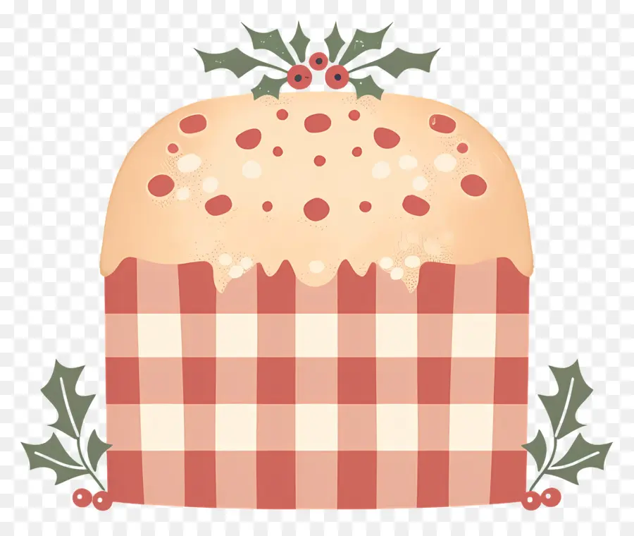 Panetón，Pastel De Cuadros PNG