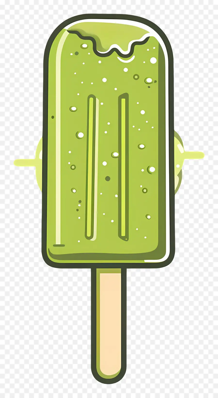 Helado De Matcha，Paleta De Kiwi PNG