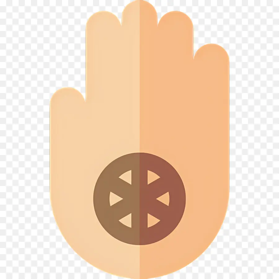 Símbolo Del Karma，Mano Con Símbolo PNG