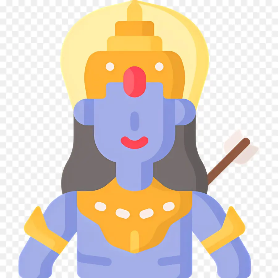 Rama，Personaje De Dibujos Animados Azul PNG