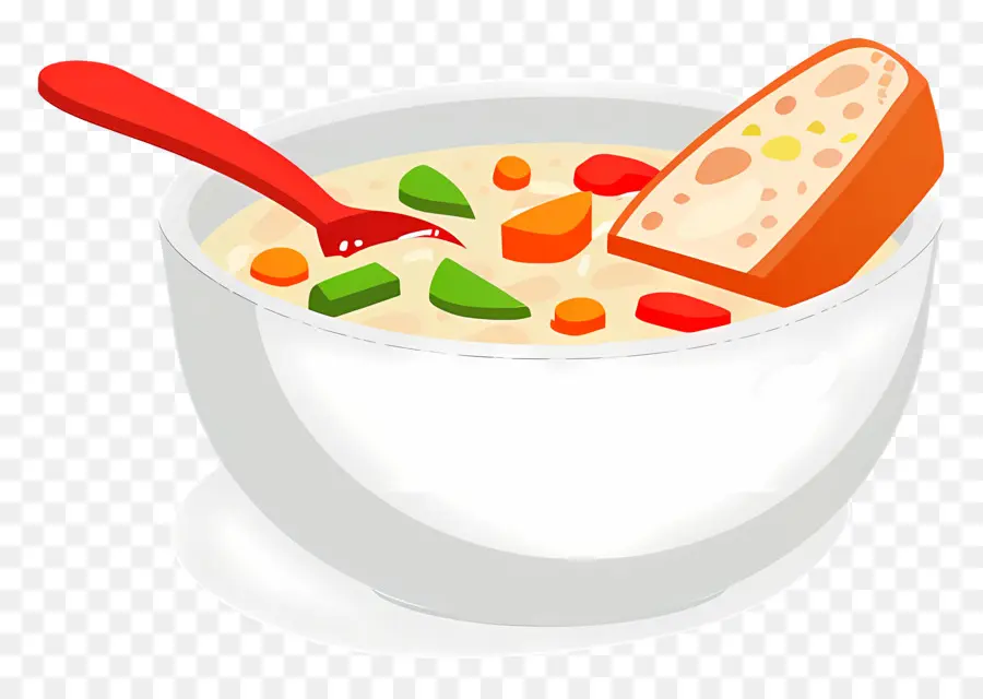 Comida Deliciosa，Sopa De Verduras PNG