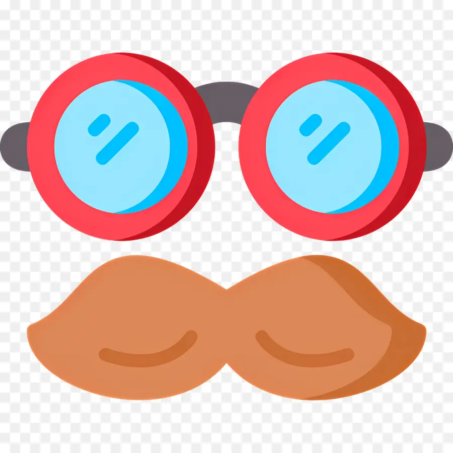 Bigote，Disfraz De Gafas PNG