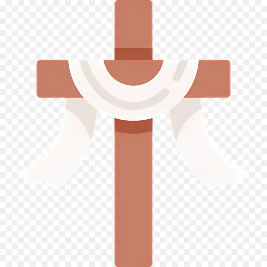 Cruz Cristiana，Cruz Con Tela PNG