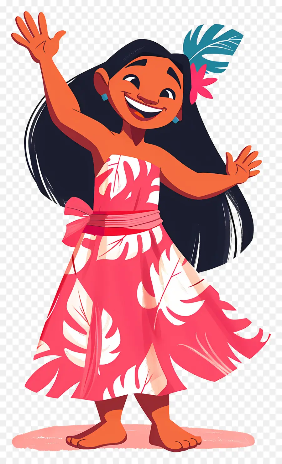 Personaje Lilo，Chica Bailando PNG