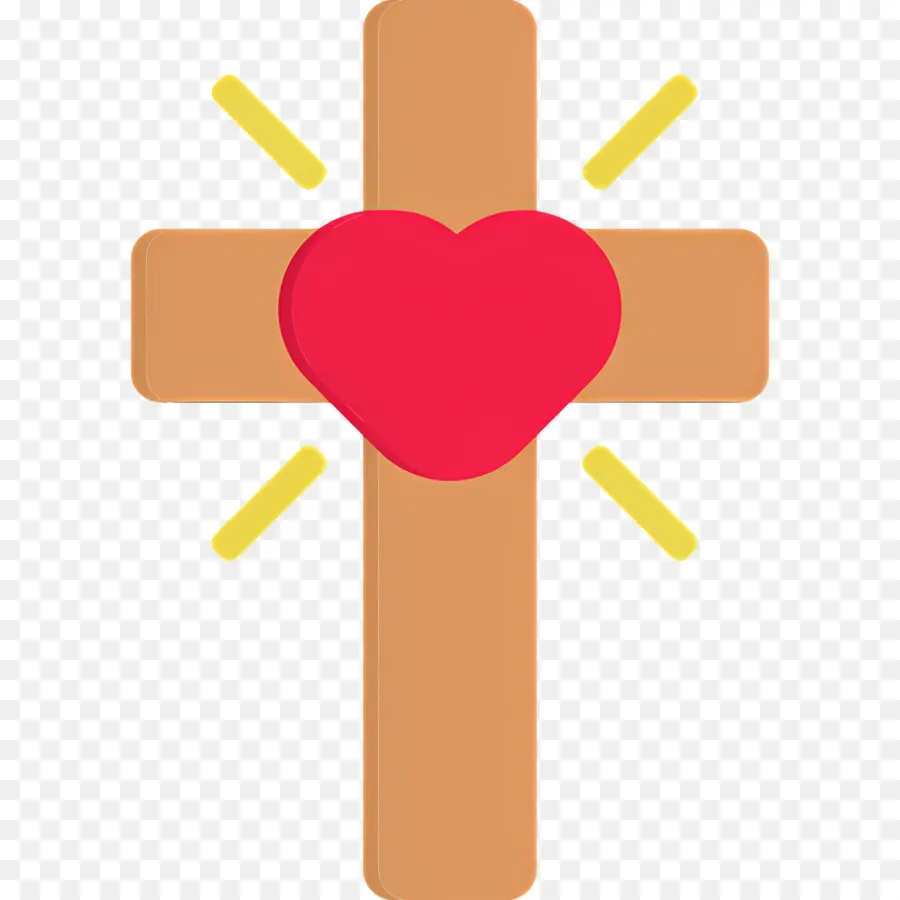 Cruz Cristiana，Cruzar Con El Corazon PNG