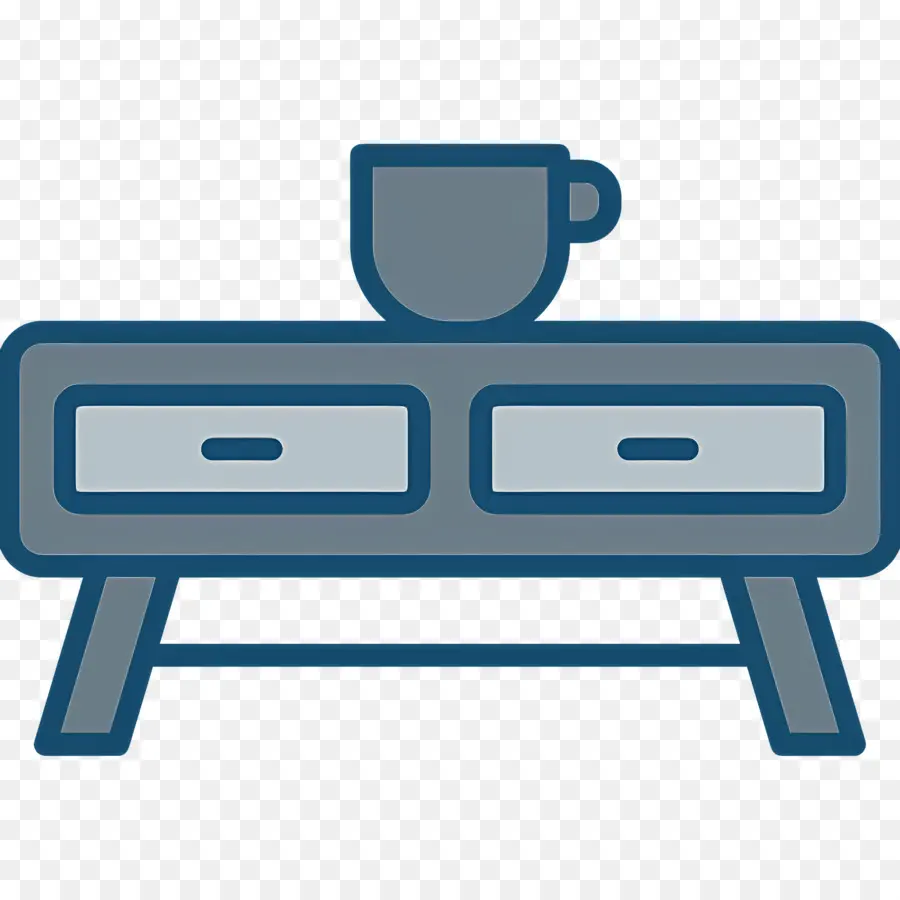 Mesa De Centro，Mesa Con Taza PNG