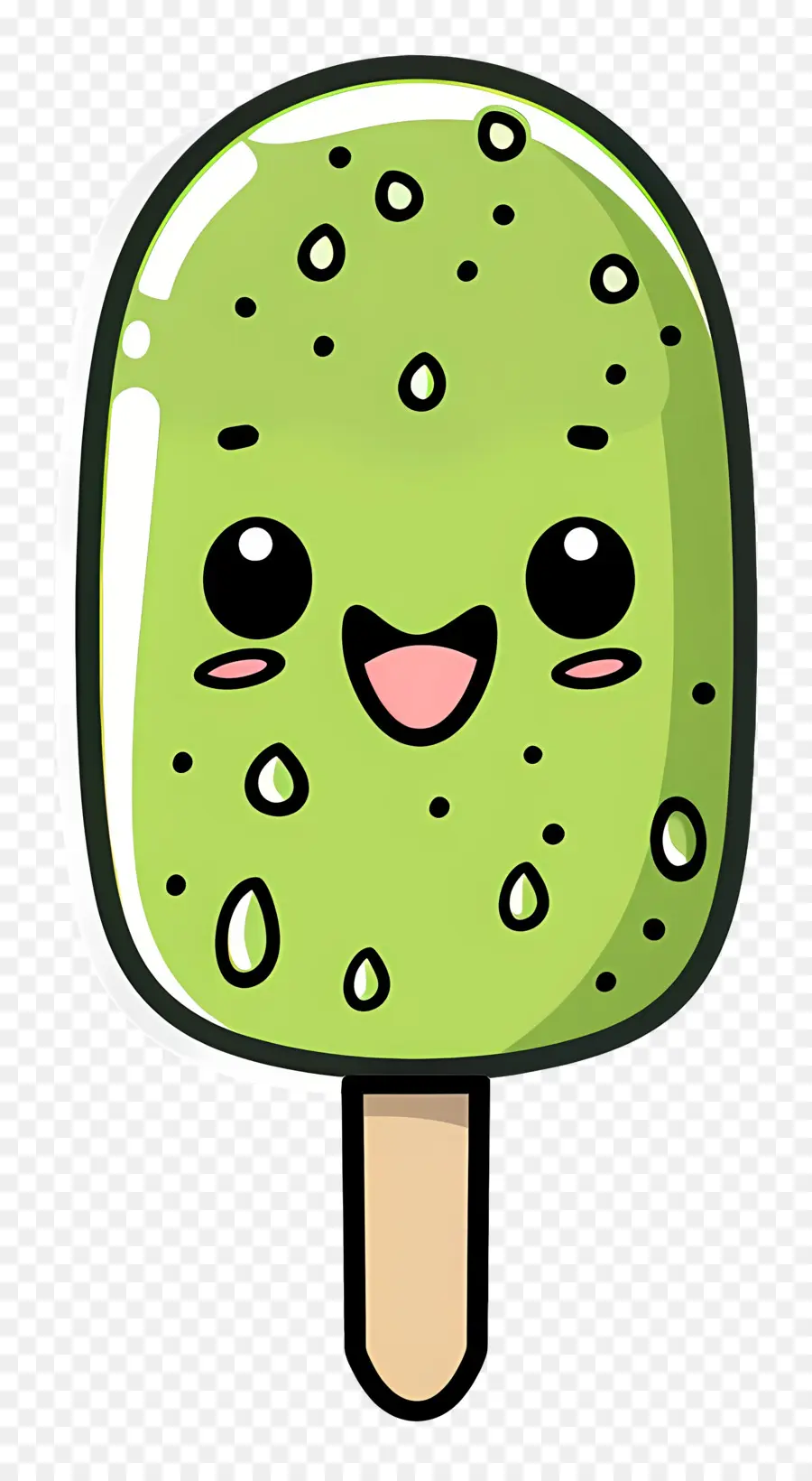 Helado De Matcha，Paleta De Kiwi PNG