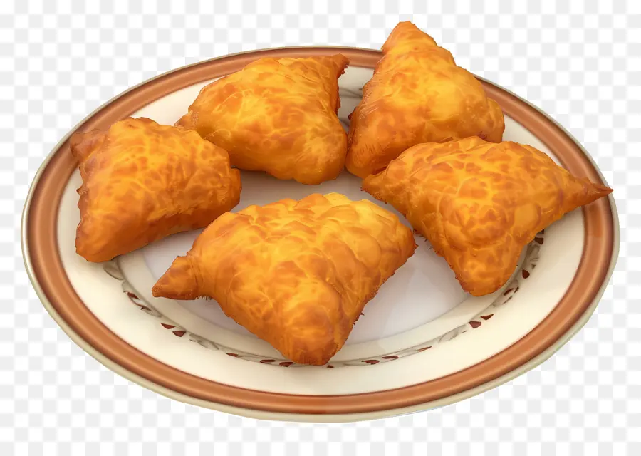 Pan Pakora，Samosas Doradas PNG