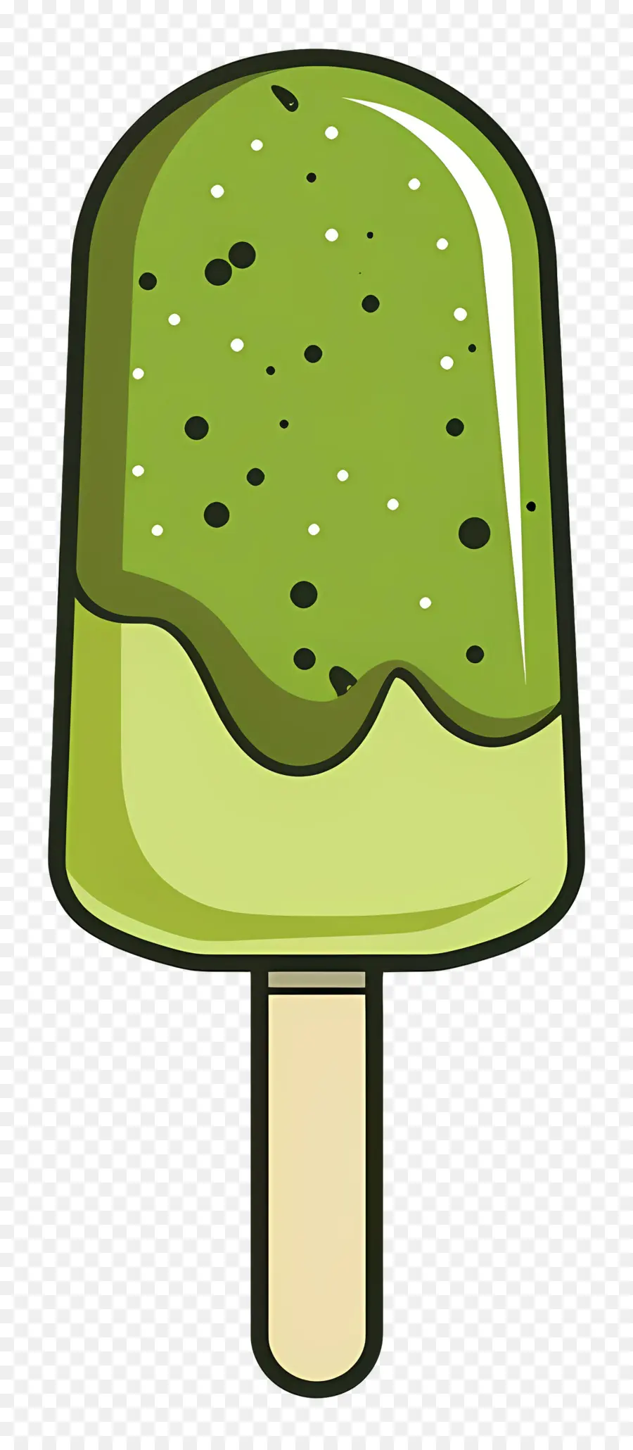 Helado De Matcha，Paleta De Kiwi PNG