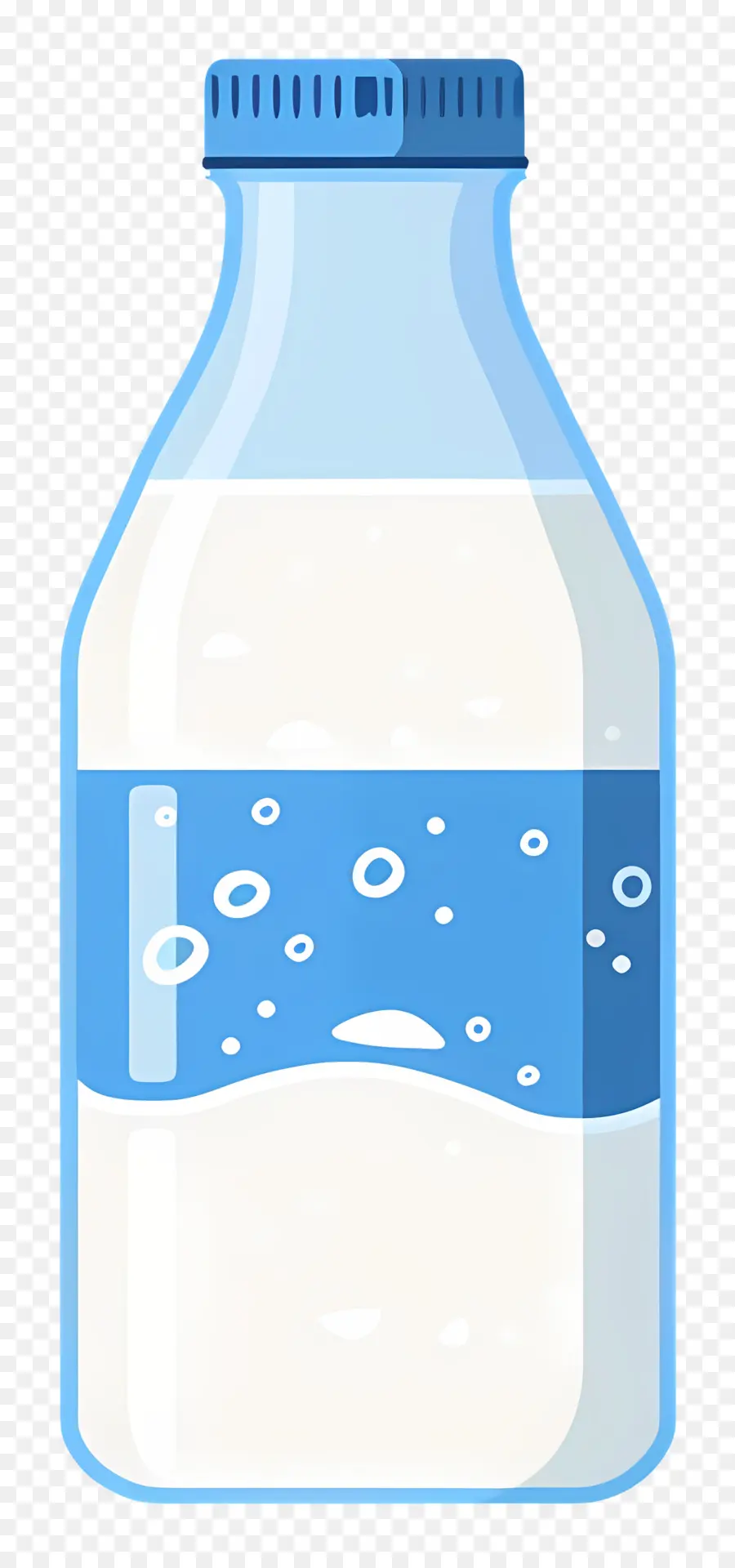 Botella De Leche，Botella Azul PNG