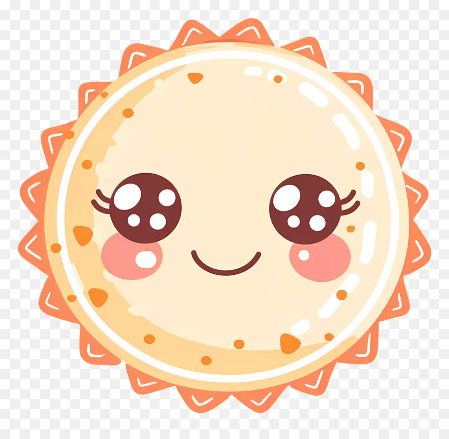 Sol Kawaii，Sol Sonriente PNG