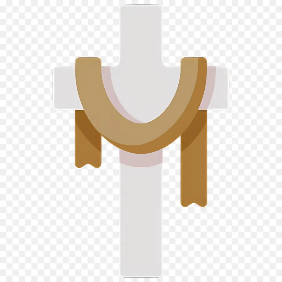 Cruz Cristiana，Cruz Con Tela PNG