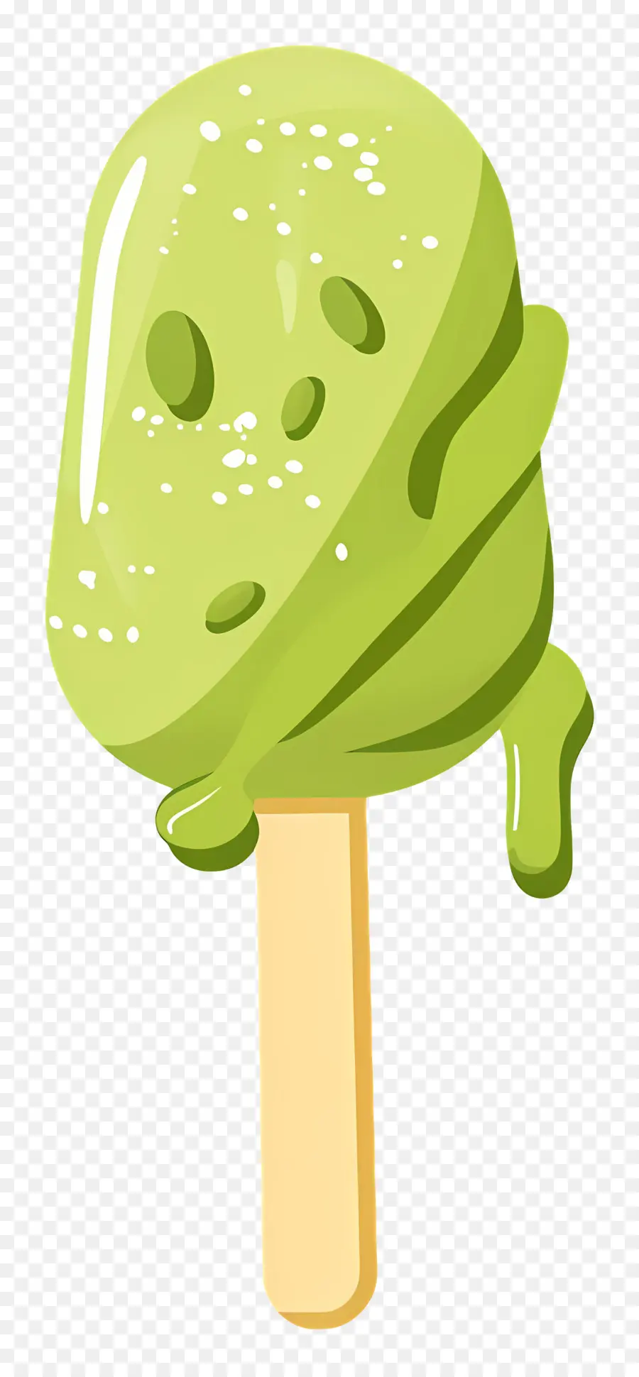 Helado De Matcha，Paleta De Kiwi PNG