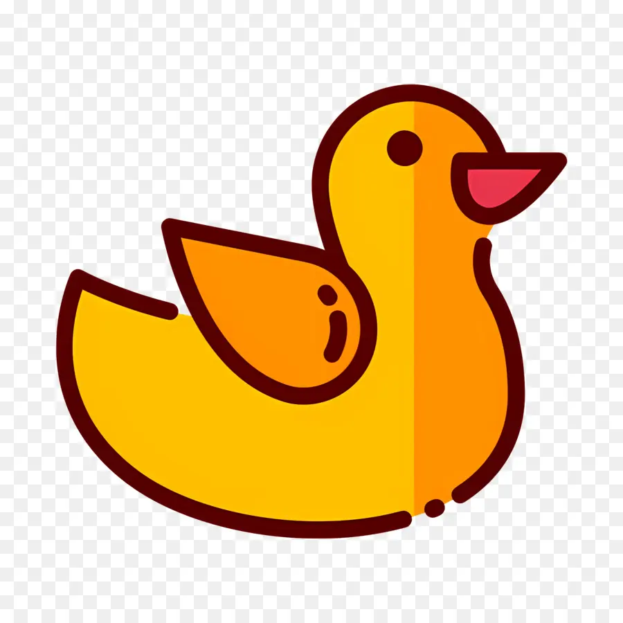 Pato De Dibujos Animados，Pato Amarillo PNG