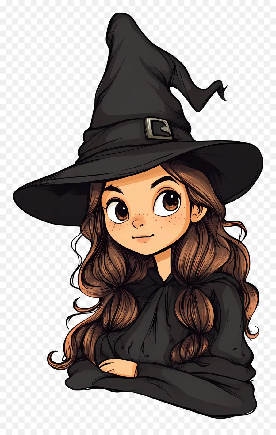 Plantilla De Pancarta De Halloween，Linda Bruja PNG