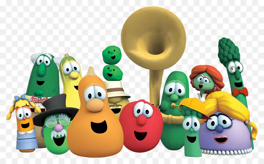 Veggietales，Personajes Vegetales PNG