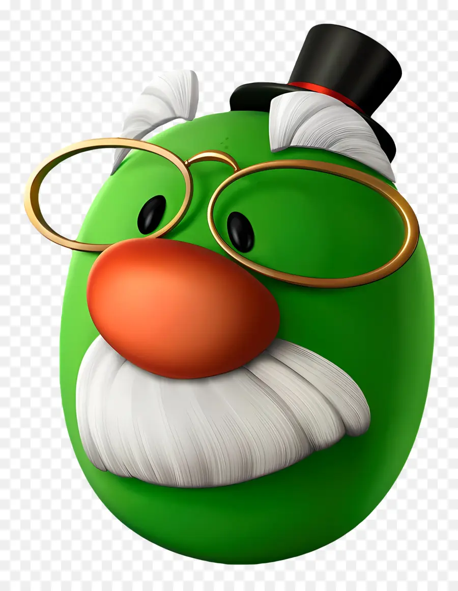 Veggietales，Carácter Verde PNG