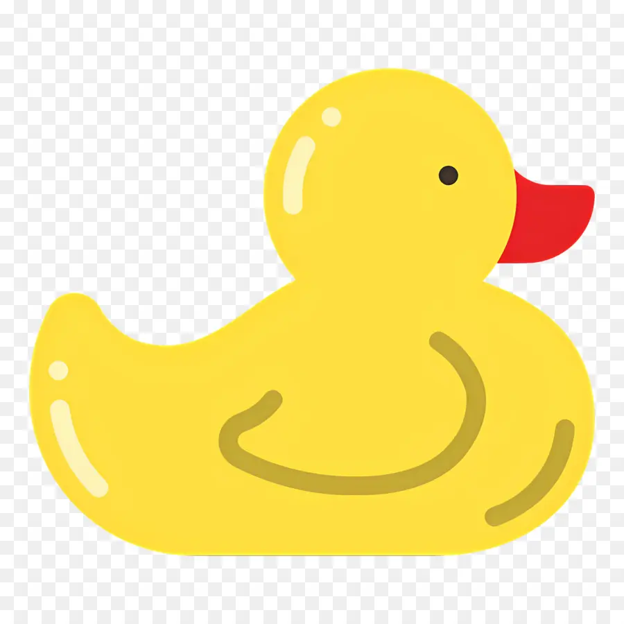 Pato De Dibujos Animados，Pato De Goma Amarillo PNG