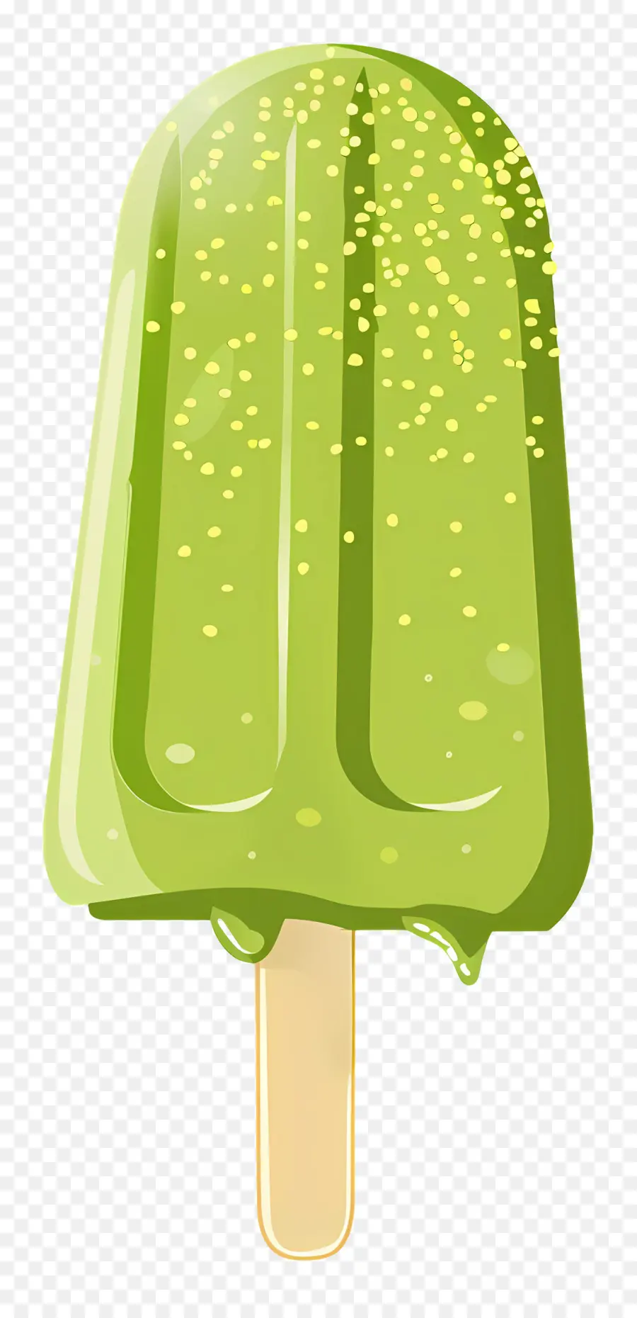 Helado De Matcha，Paleta PNG