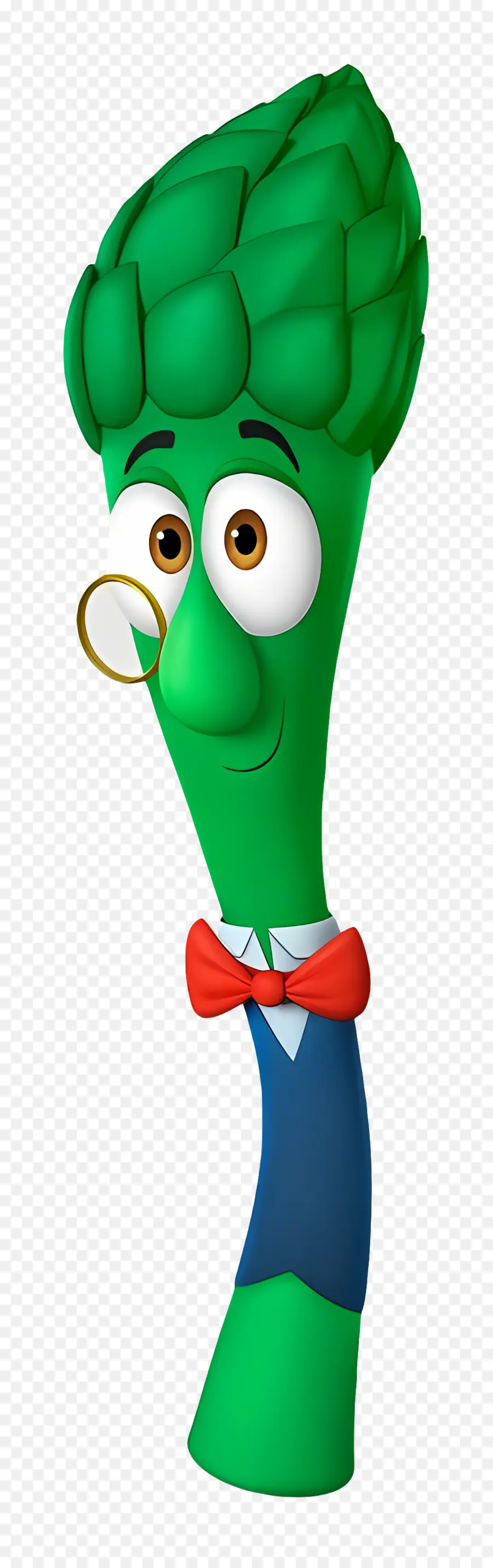 Veggietales，Carácter De Espárragos PNG