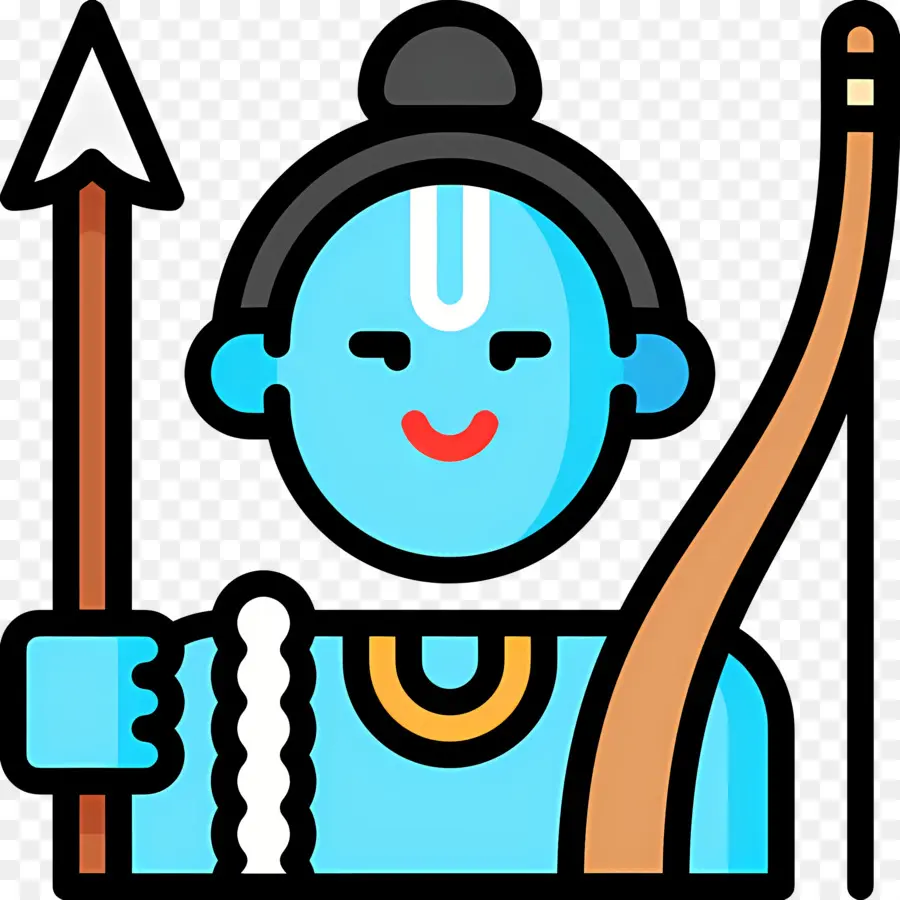 Rama，Deidad Azul PNG