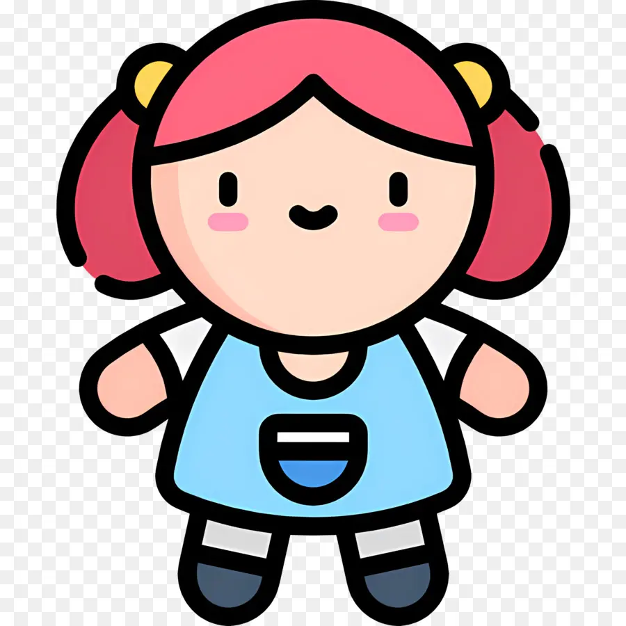 Niña，Niña De Dibujos Animados PNG