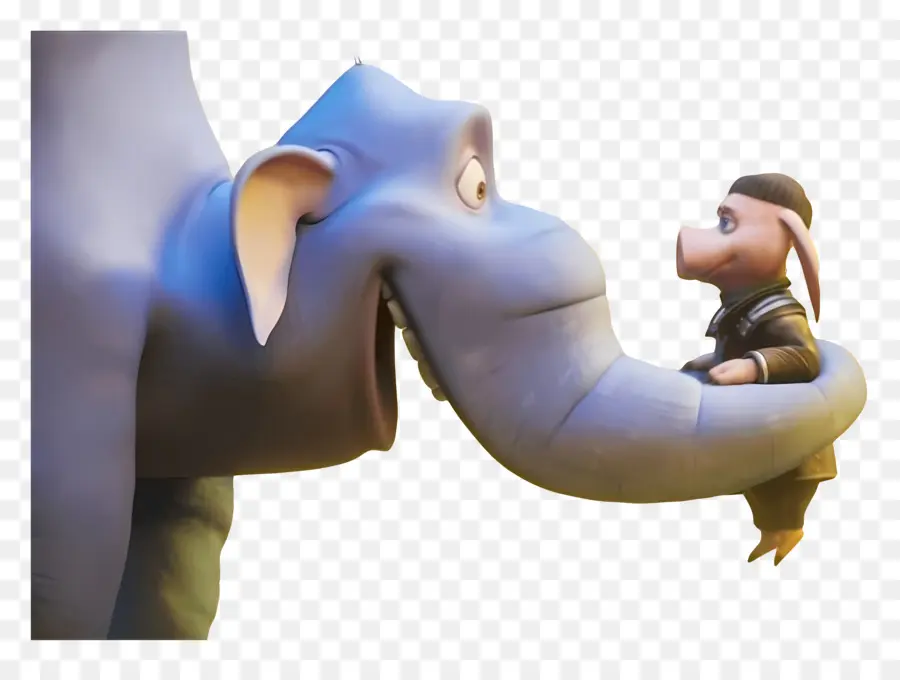 Hitpig，Elefante Y Pequeño Personaje PNG