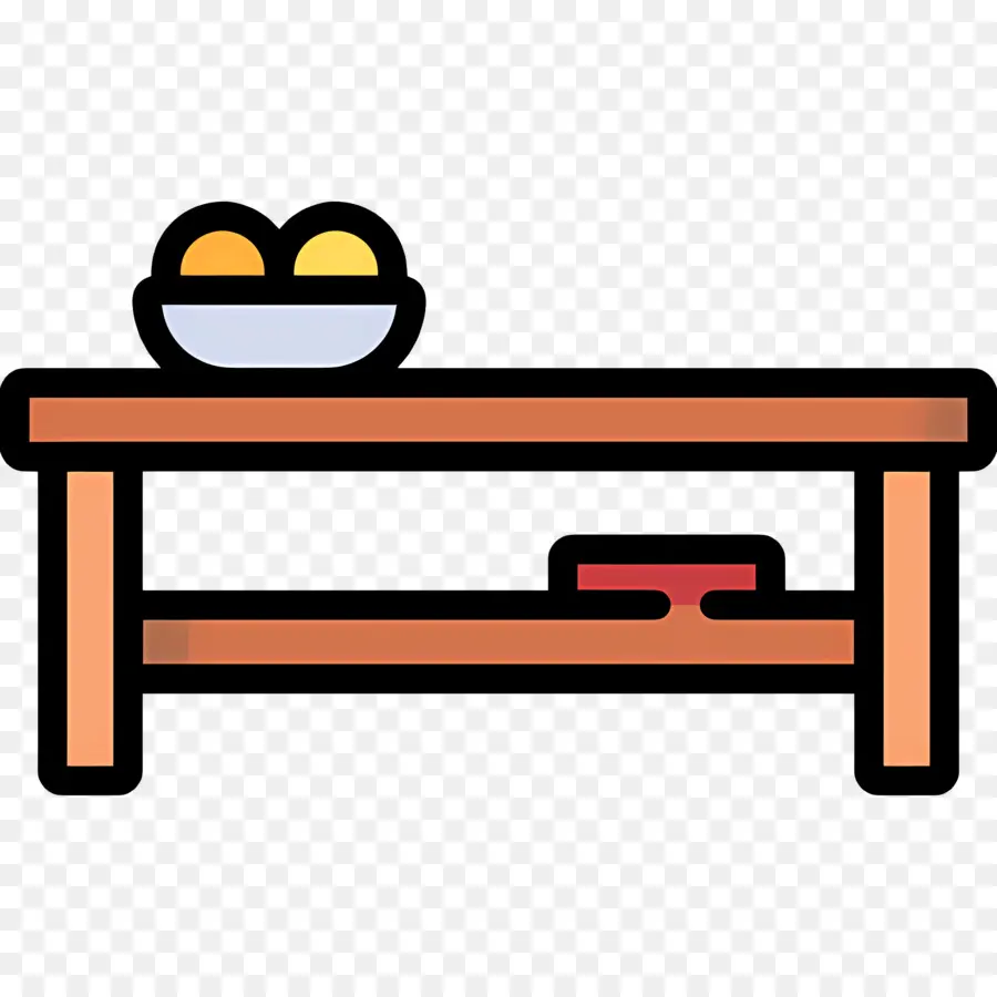 Mesa De Centro，Mesa Con Frutero PNG