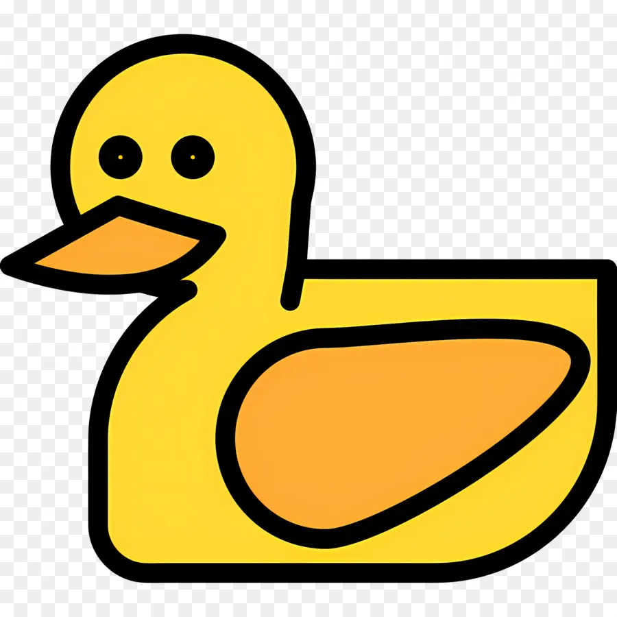 Pato De Dibujos Animados，Pato Amarillo PNG