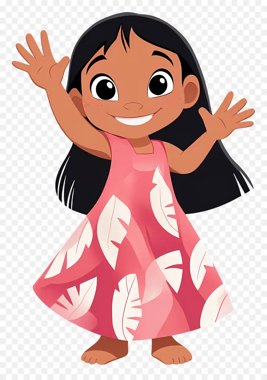 Personaje Lilo，Niña De Dibujos Animados PNG