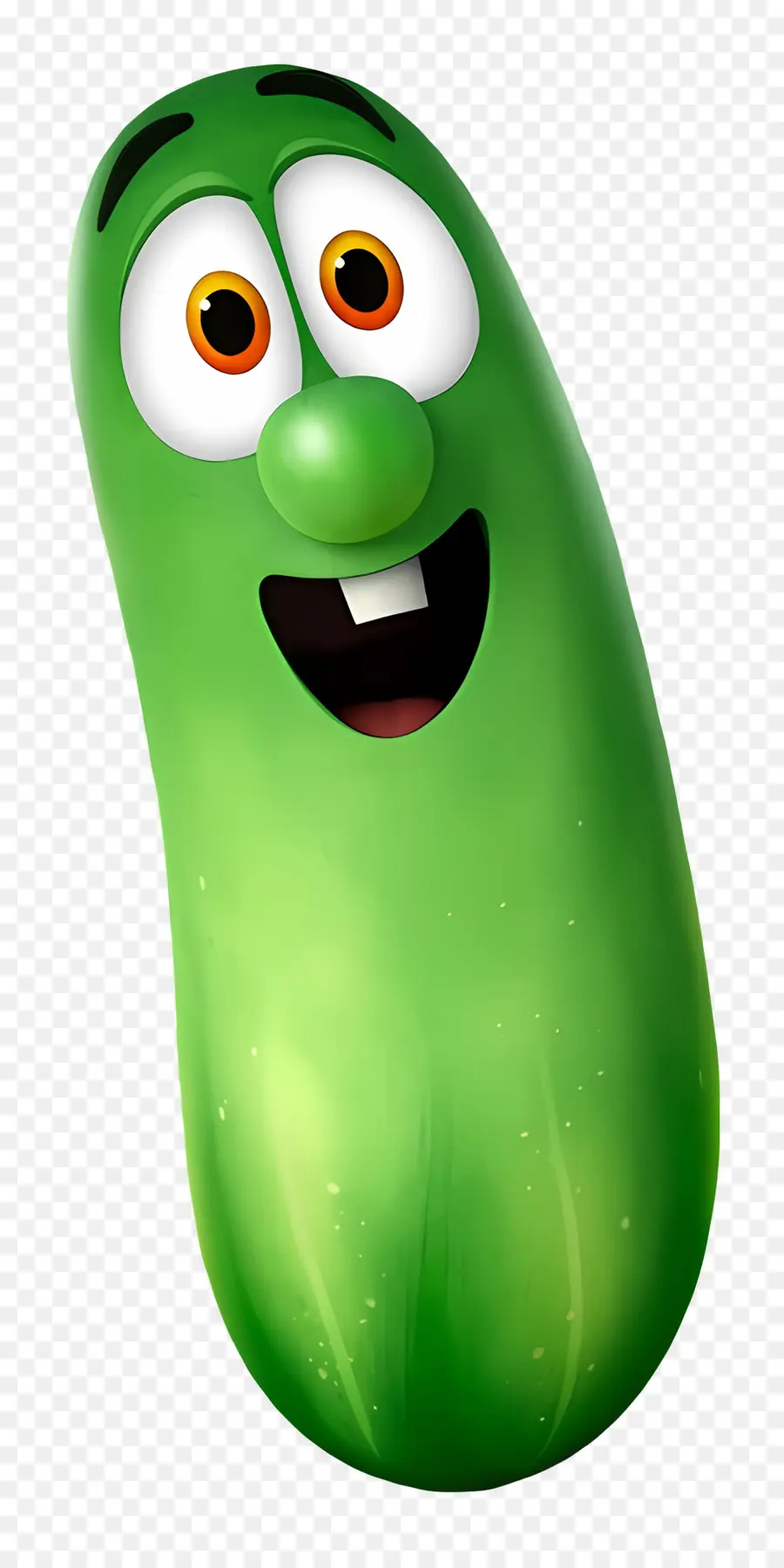 Veggietales，Pepinillo De Dibujos Animados PNG