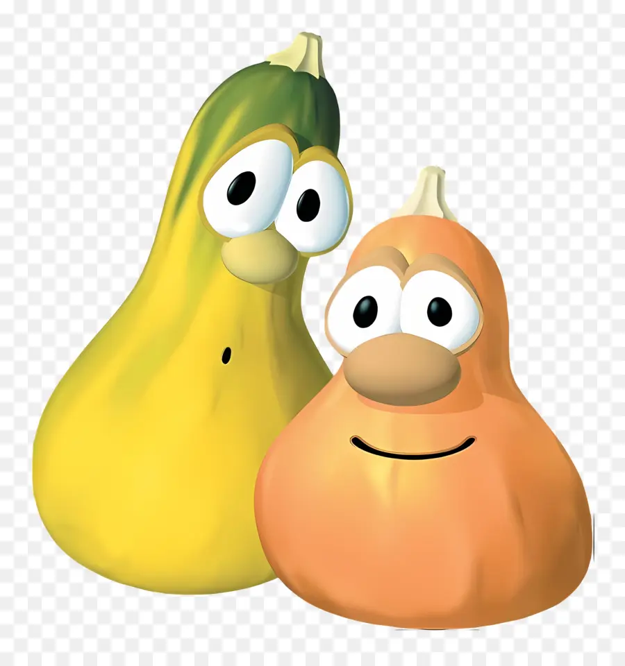 Veggietales，Personajes De Dibujos Animados De Calabaza PNG