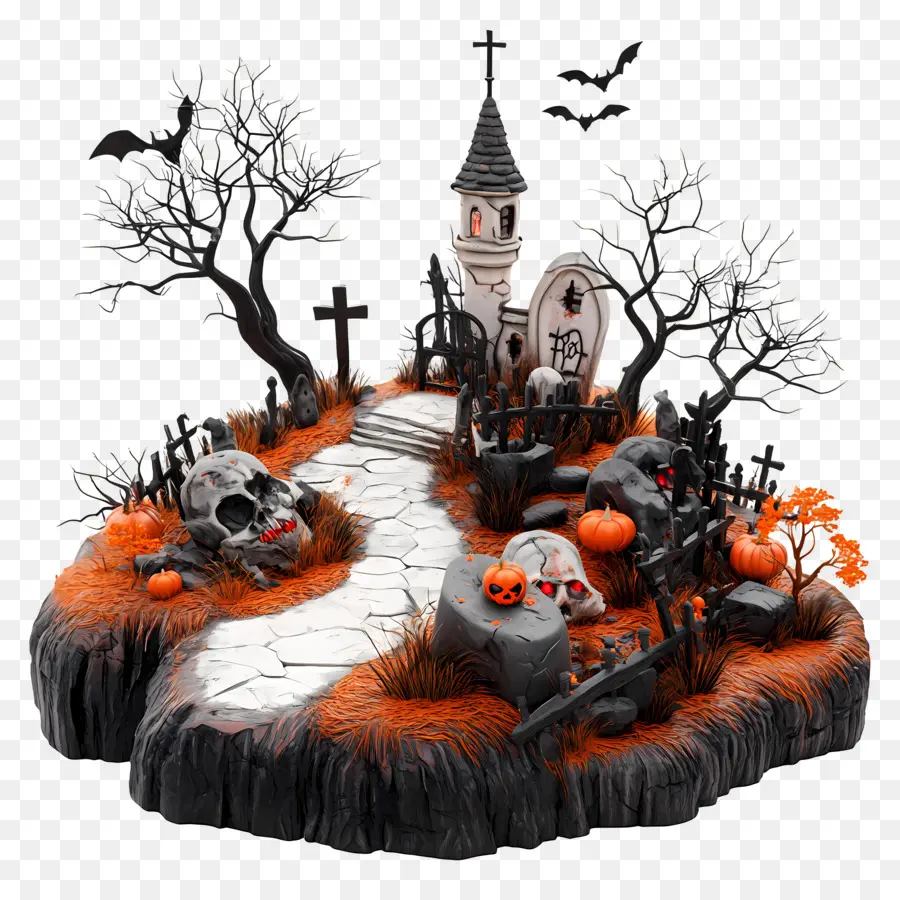 Cementerio De Halloween，Cementerio PNG