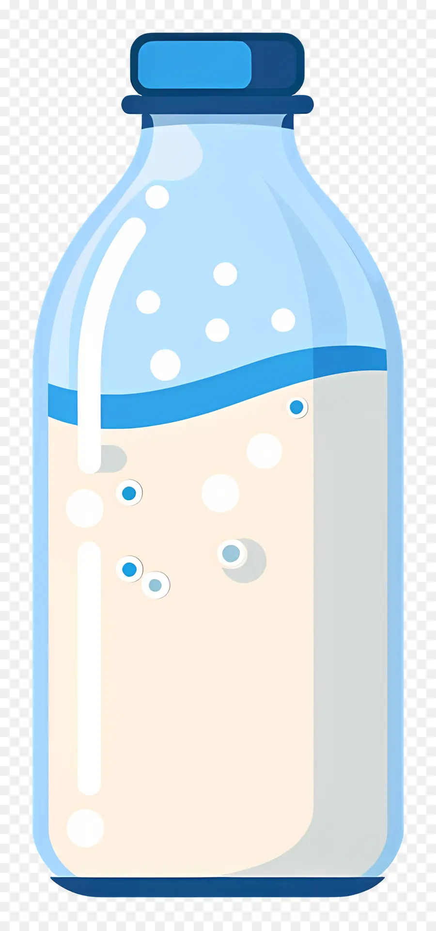 Botella De Leche，Botella Azul PNG