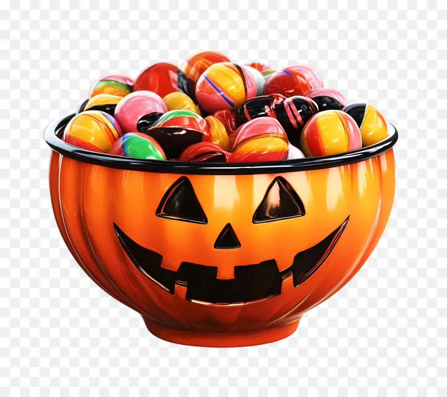 Tazón De Dulces De Halloween，Tazón De Caramelo PNG